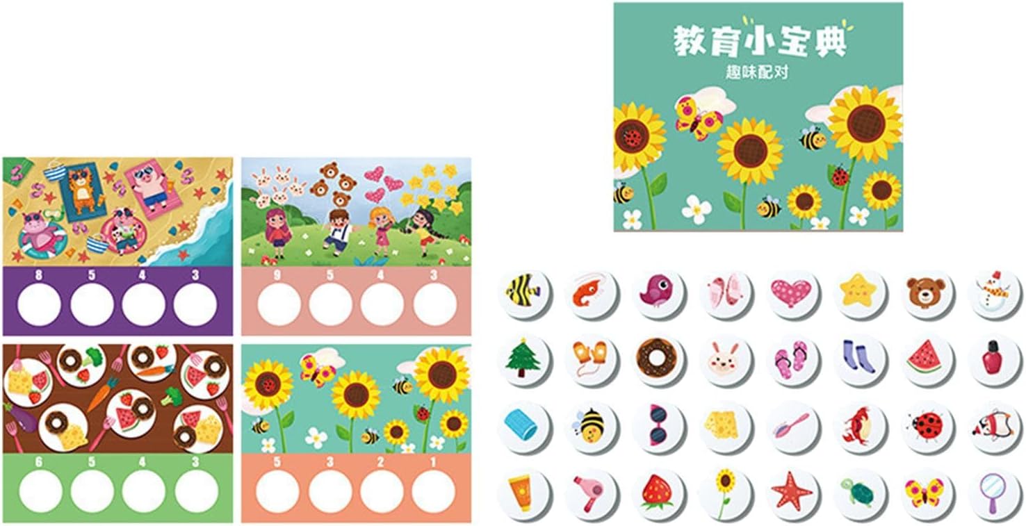 Toy Reusable Sticker Book Party Supplies Preschool Learning Activities Activity Book for Birthday Gifts Boys Girls Children