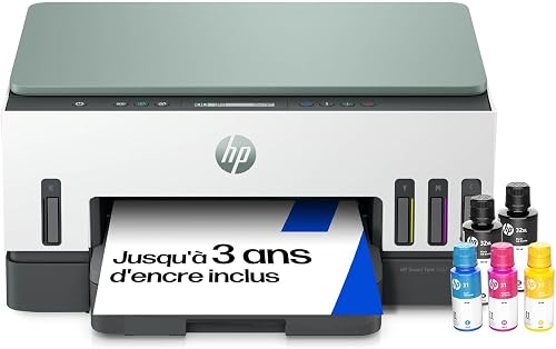 HP Smart Tank 7007 All in One Printer | Perfect for Home | Colour | Wireless | Print, Scan, Copy | Includes up to 3 Years of Ink | Refillable | 2-Sided Printing | Easy Setup | Reliable Wi-Fi - 2
