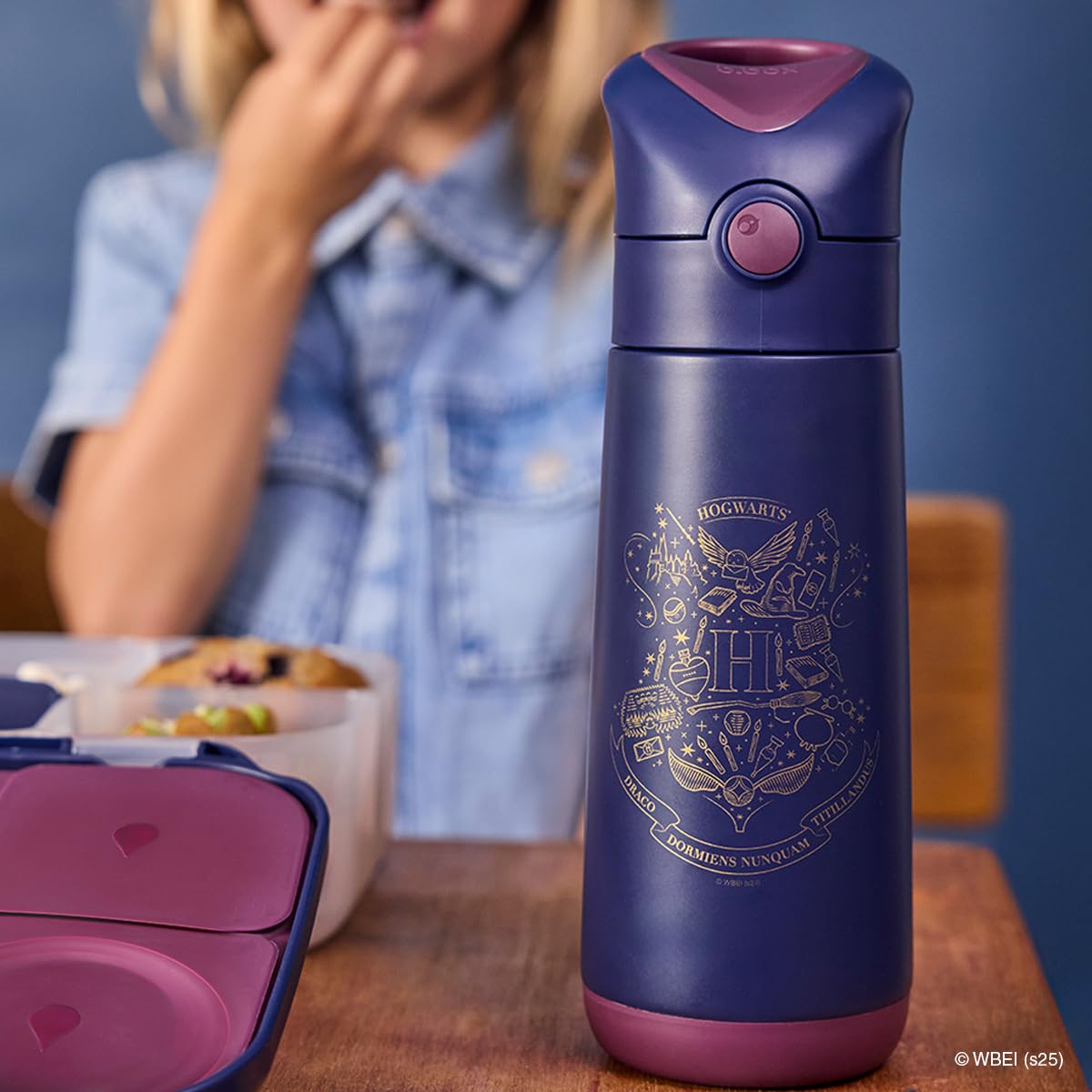 b.box Gourde Isotherme | Acier Inoxydable à Double Paroi | Garde les Boissons Froides Jusqu'à 15 Heures, Chaudes Jusqu'à 8 Heures | 500 ml