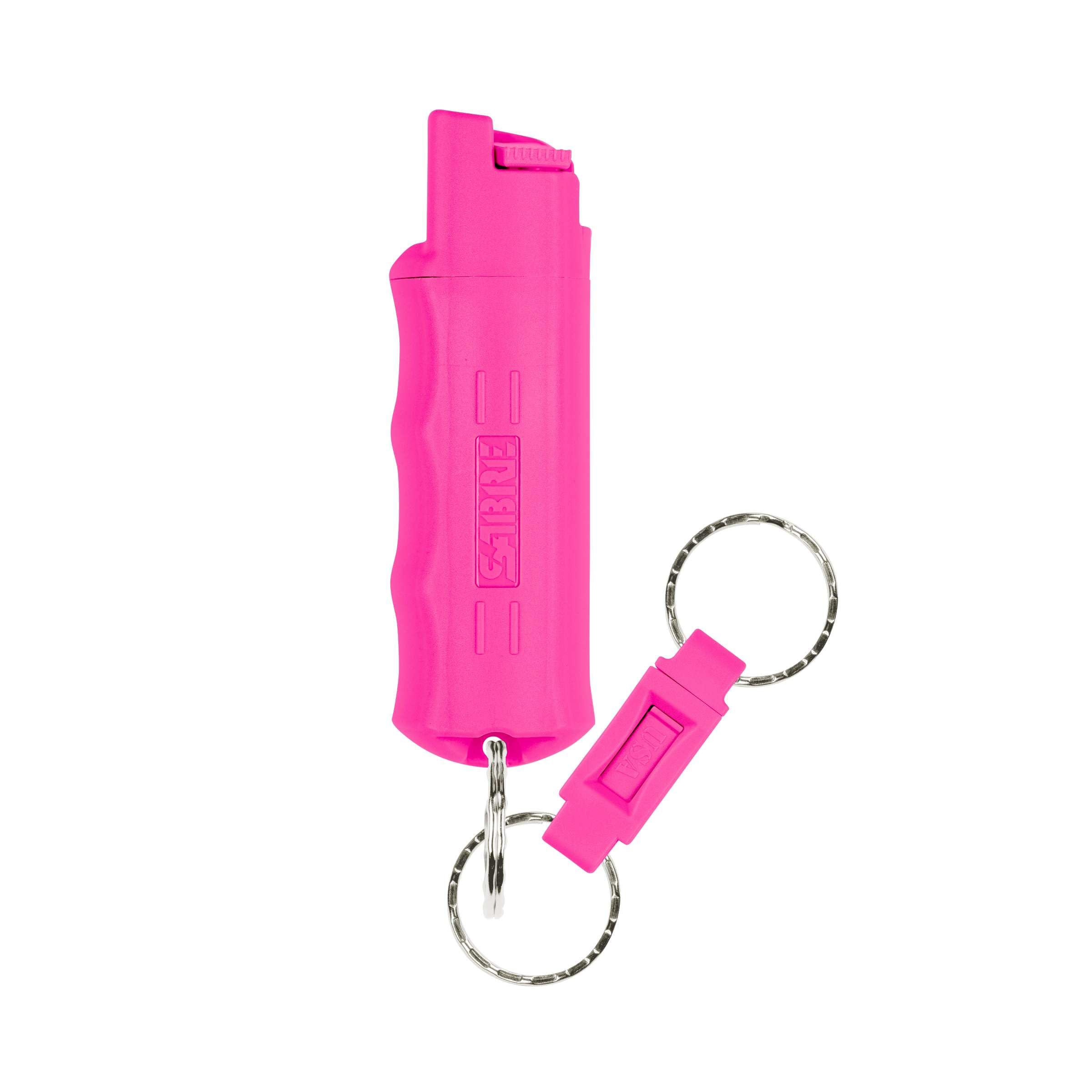 SABRE Red Pepper Spray with Pink Key Case (1/2 Ounce) - now with 5x's more spray-image-4