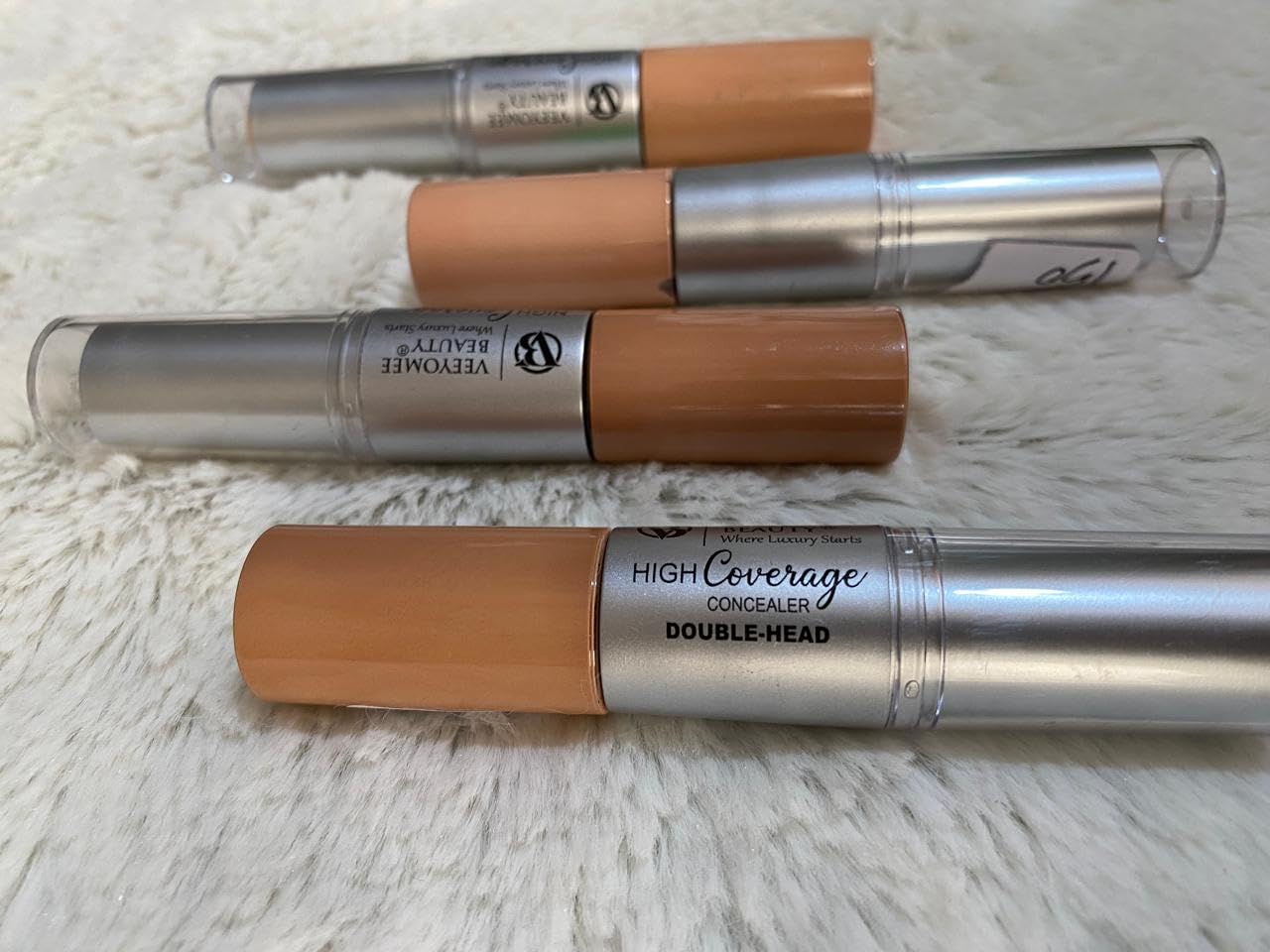 2-in-1 Double Action Concealer and Foundation, Liquid Makeup for Women