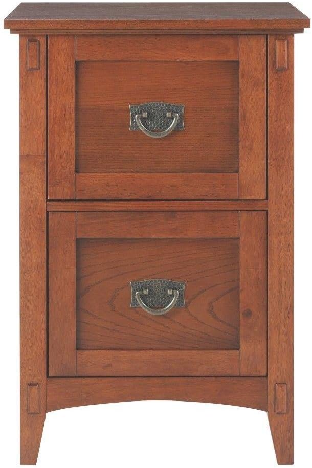 Artisan Medium Oak File Cabinet