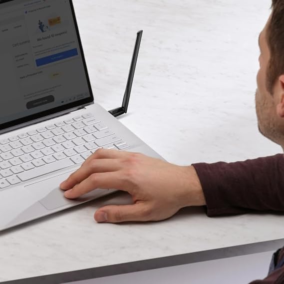 TP-Link Archer TX35U Plus | AX1800 Wi-Fi 6 Kablosuz USB Adaptör | 1800 Mbps Hız | Çift Bant | Yüksek Çekim Güçlü Anten | USB 3.0 | WPA3 | Beamforming & MU-MIMO | Masaüstü ve Laptop PC Alıcı