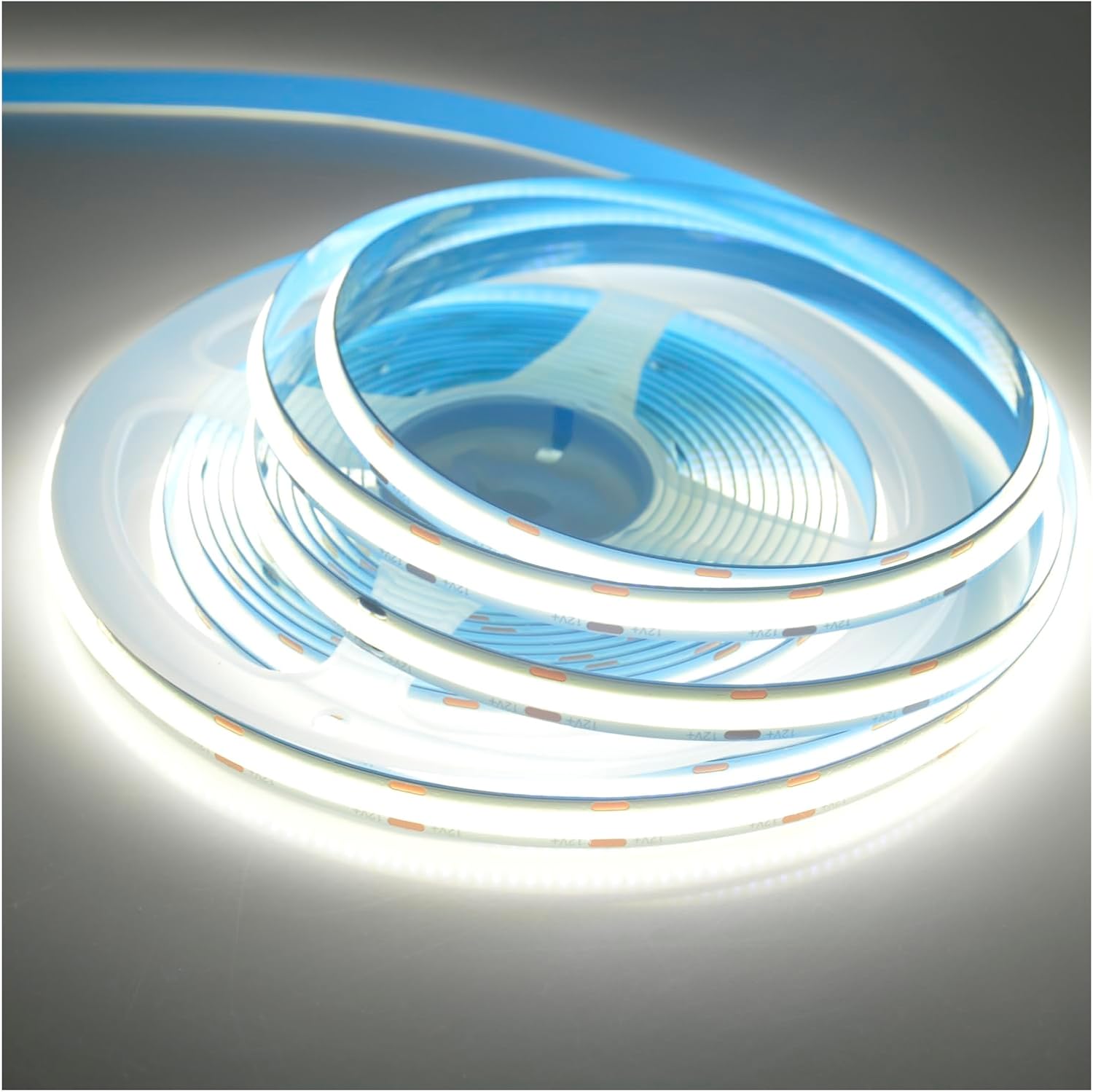 12V COB LED Strip 480LED/M IP20 White PCB CRI>90% (Warm White 2700K)
