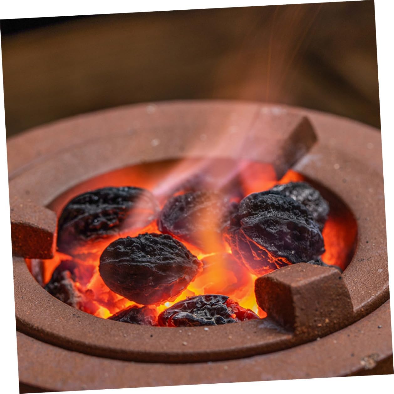 STAHAD Multifunctional Home Fire Charcoal for Outdoor Bbq and Camping Natural Lightweight Grilling Charcoals for Boiling Water Survival Bushcraft and Household Use Bag