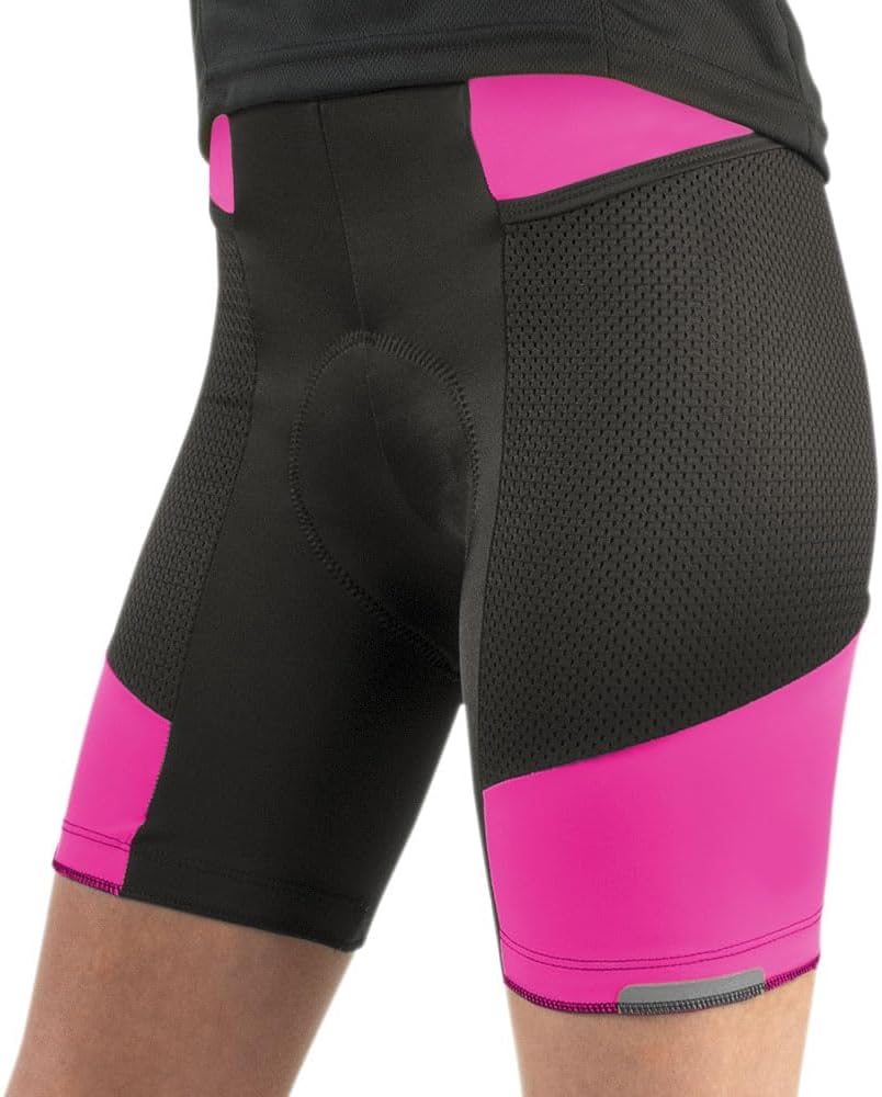 AERO|TECH|DESIGNS | Women's Gel Touring Padded Bike Shorts | Long Distance | Mesh Pockets | Made in USA