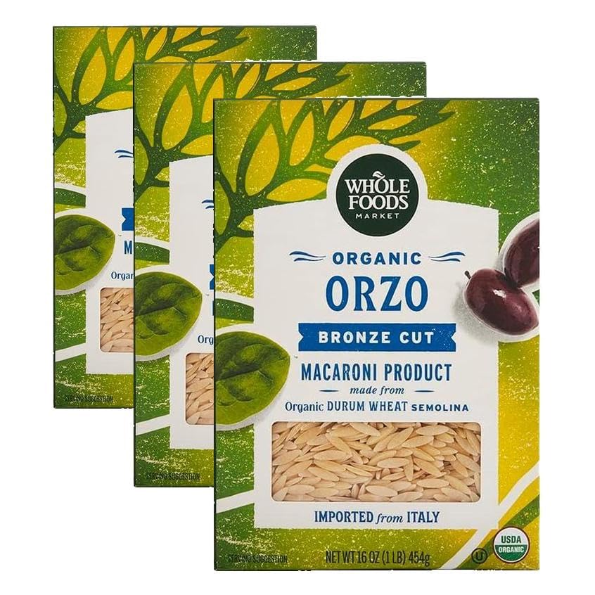 Whole Foods Market, Organic Orzo, 16 Ounce (Pack of 3) image 2