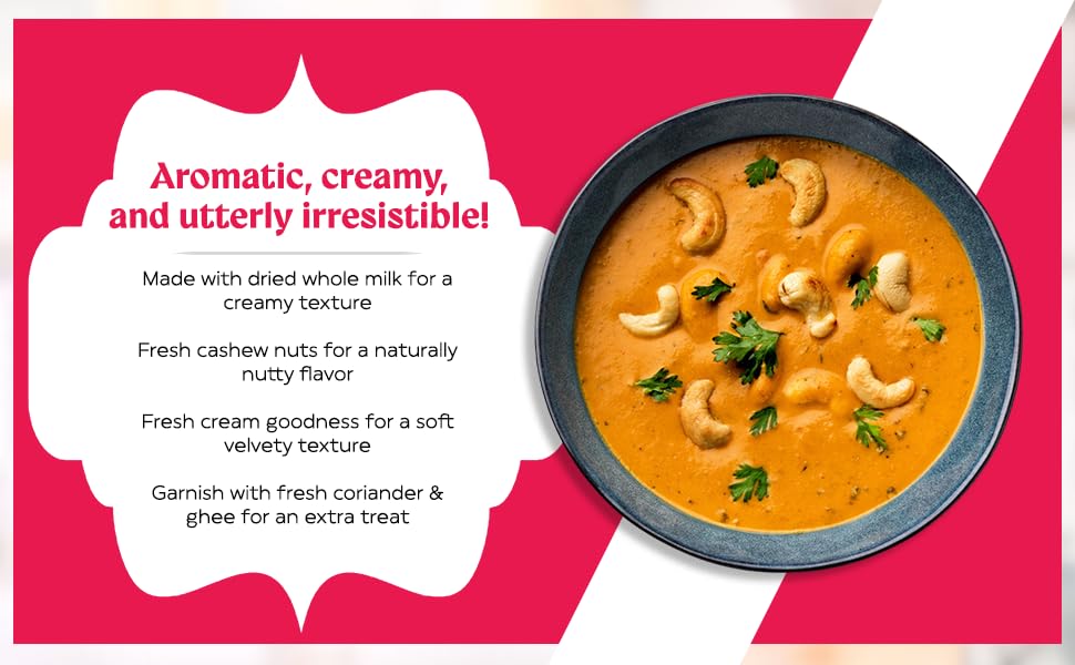 HOCCO Kaju Curry Ready to Eat | Just Heat and Eat | Pure Veg Indian Food | No Added Preservative & Colours | Meal Ready in 5 Minutes | Microwave-Able Serve 2 300gm (Kaju Curry-Pack of 1) - Image 7 thumbnail