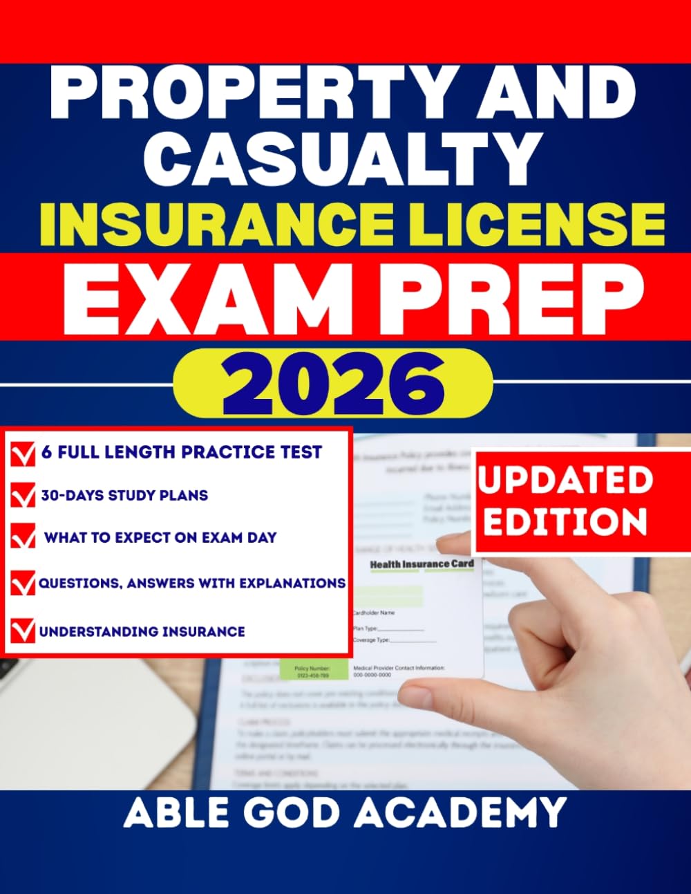 PROPERTY AND CASUALTY INSURANCE LICENSE EXAM PREP: A Step-by-Step Study Guide with Practice Questions, Key Concepts, and Exam Strategies
