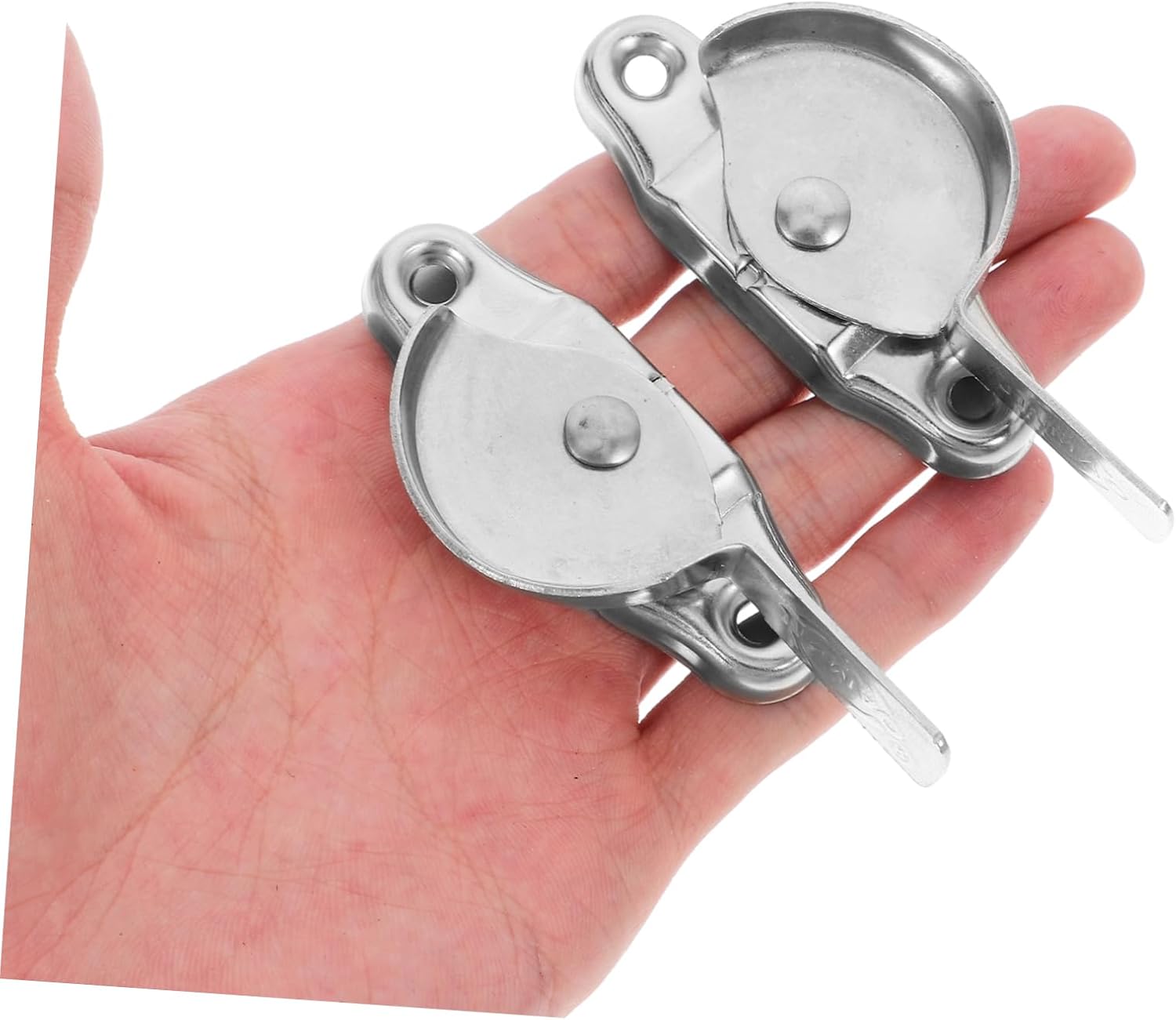 12sets Crescent Lock Window Security Lock Stainless Steel Easy Install Rustproof for Home