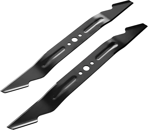Asly YardMngSter 21 Inch Lawn Mower Blade Replacement AB2100 AB2101, Compatible with E-GO Power+ 56V Models LM2100 LM2101 LM2100SP LM2102SP, Black Mulching Lawn Mower Blade（2 PCS）
