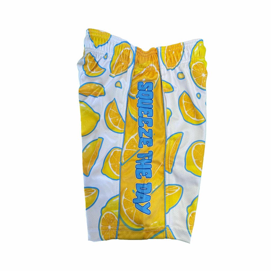Flow Society Lemon Squeeze Boys Athletic Shorts - Gym - Sports - Activewear - Patterned - Basketball - Lacrosse - Football3