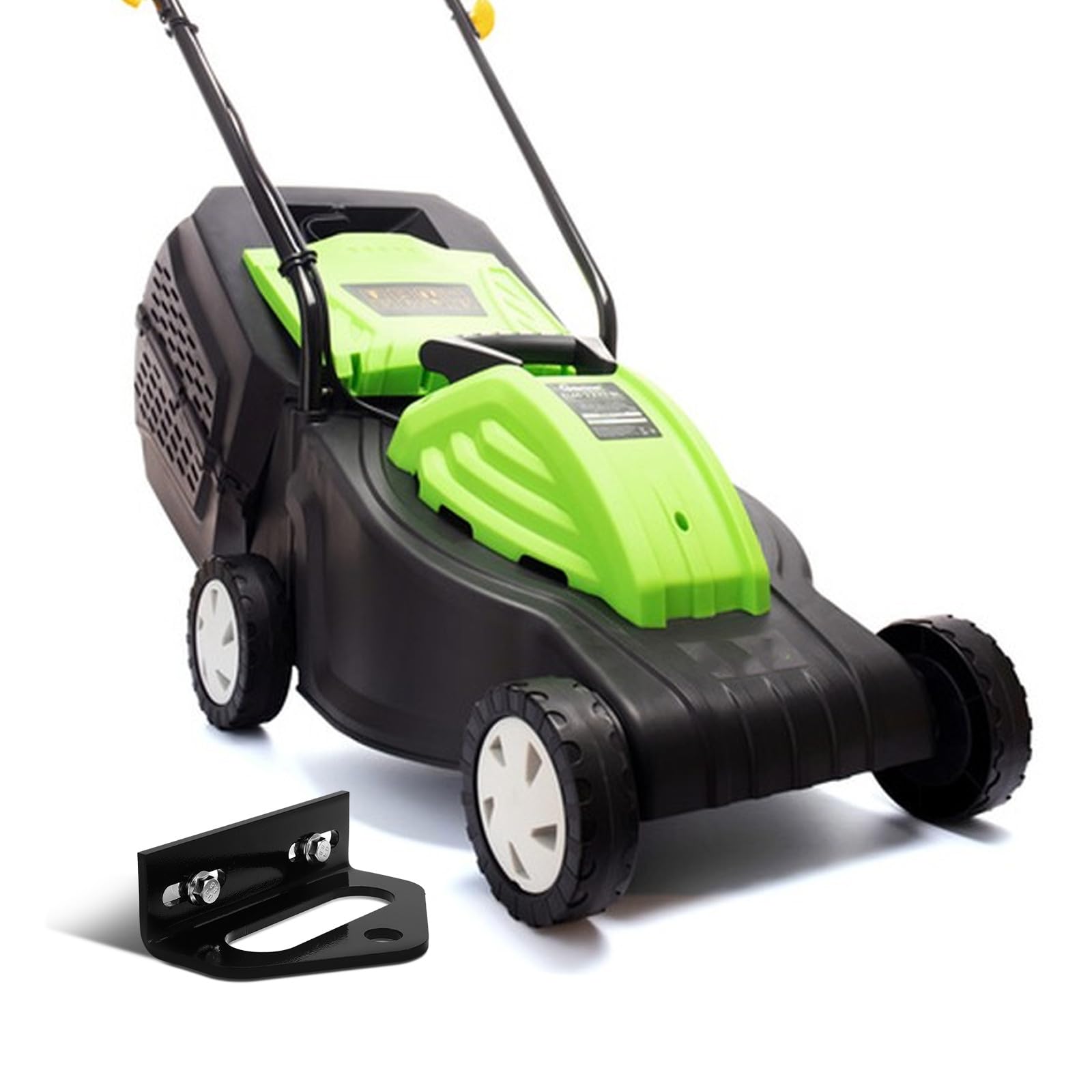 Outanaya Adattatore per Gancio Traino per Tosaerba Nero in Metallo con Viti Kit Accessori per Trattore Agricolo con Ampia Compatibilità e Mobilità Comoda