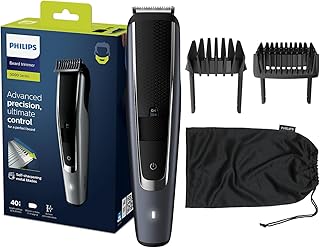 Beard Trimmer BT5502/13 | Lift & Trim PRO for Even Beard | 40 Length Settings | Corded & Cordless | Maintenance-Free Blades, No Oil Needed| 90min Battery, Waterproof, Storage Pouch