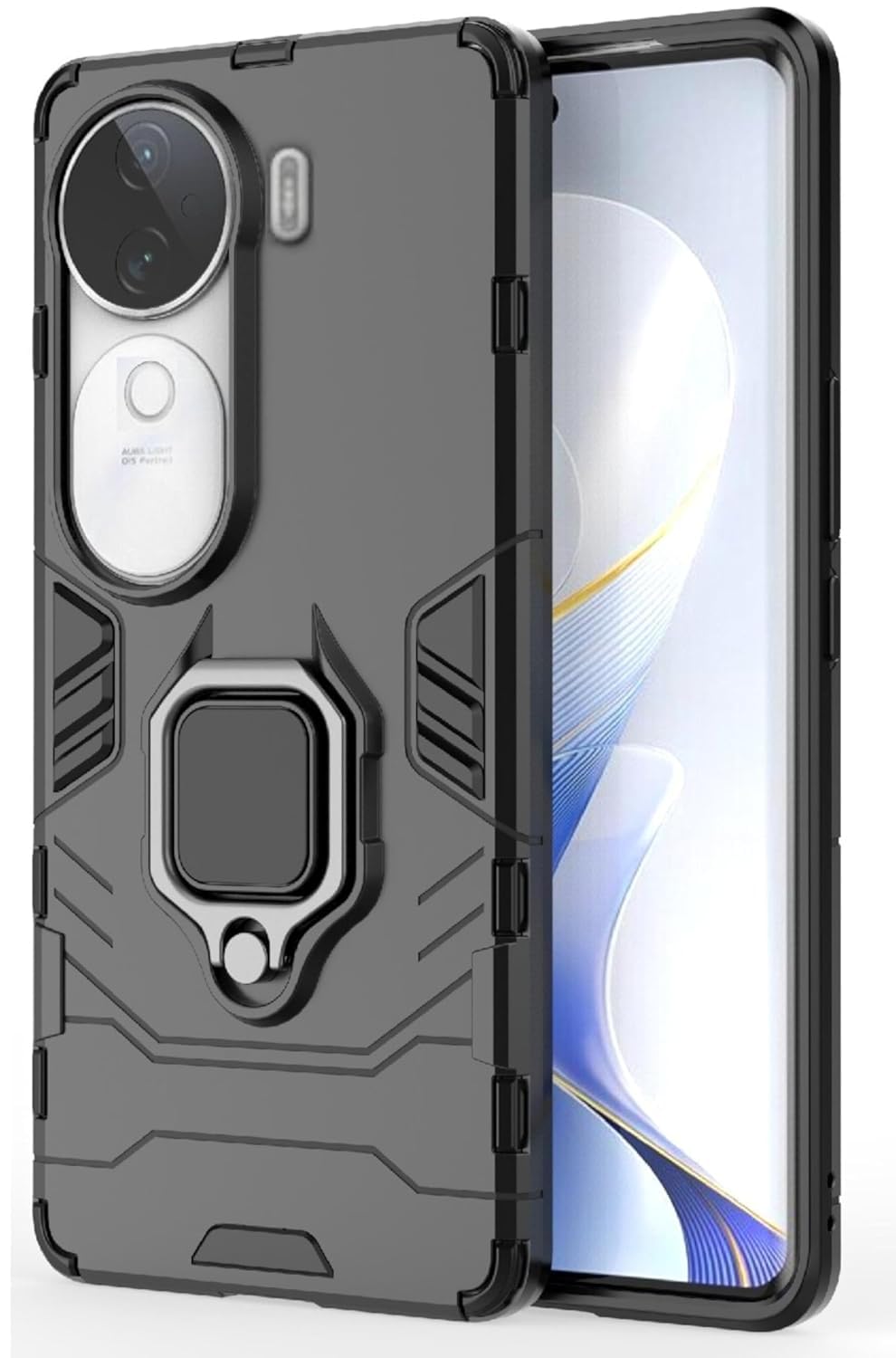 SPAZY CASE® iQOO Z9s 5G / Vivo V40e 5G Back Cover | Dual Layer Armor Defender Full Body Protective + PC Hybrid Kickstand Back Cover for iQOO Z9s 5G / Vivo V40e 5G (B0DFY73FDT) Amazon Price History, Amazon Price Tracker