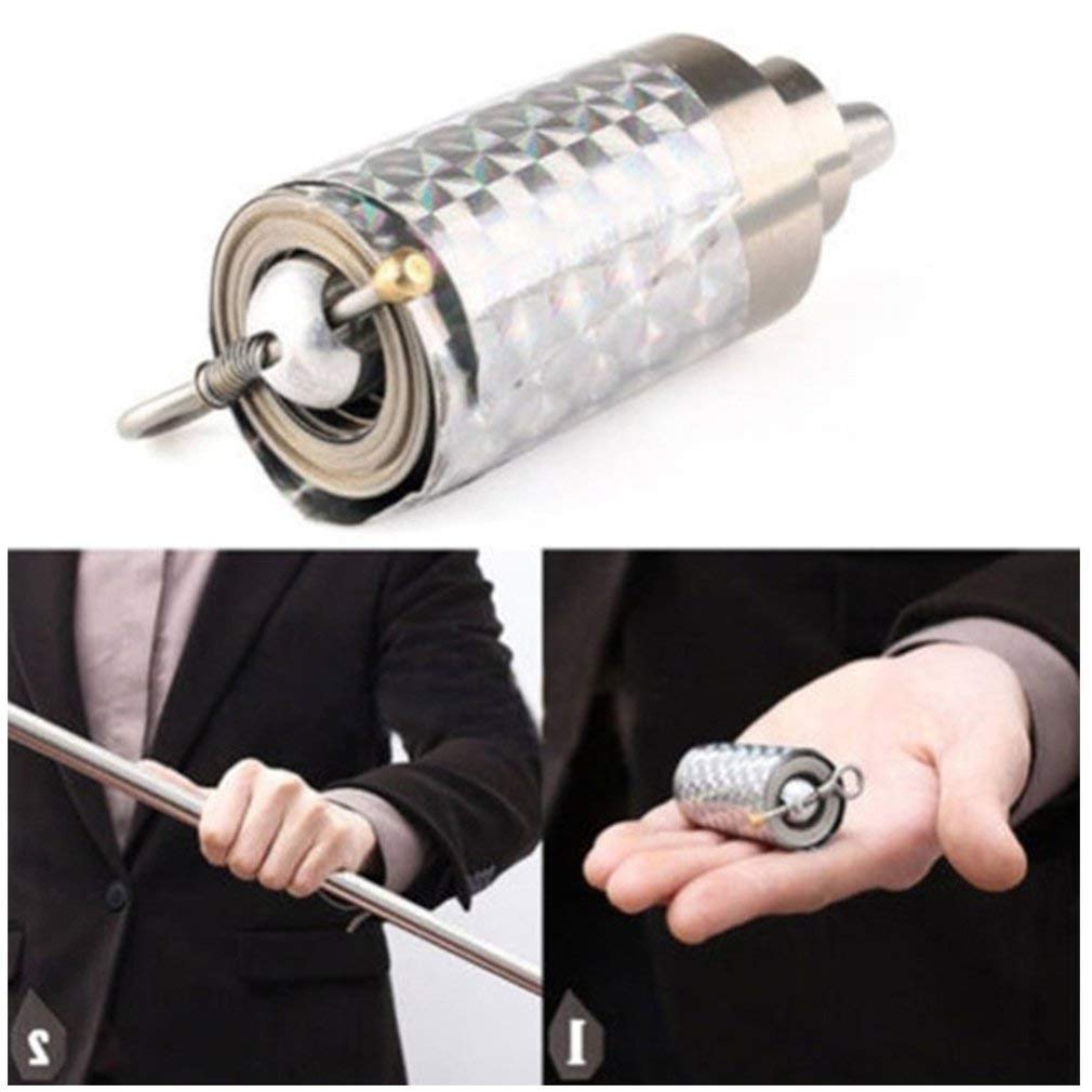 Buy Stainless Steel Telescopic Stick Magic Wand Pocket Selfdefense Stick Weapon Happy house