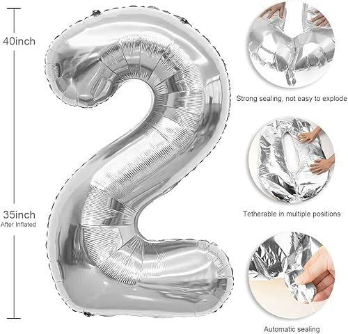 Vista 160 de Globo de número, globos de números de 40 pulgadas, globos de número degradado arcoíris, globo número 1, globo gigante, globo de números de feliz