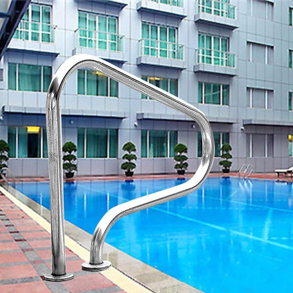 Main courante d'escalier de piscine pour sécuriser vos baignades en famille