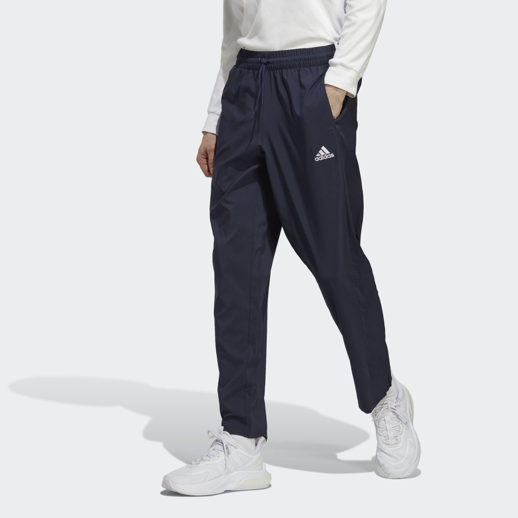 adidas Aeroready Essentials Stanford Open Hem Embroidered Small Logo Pants - Spodnie Mężczyźni