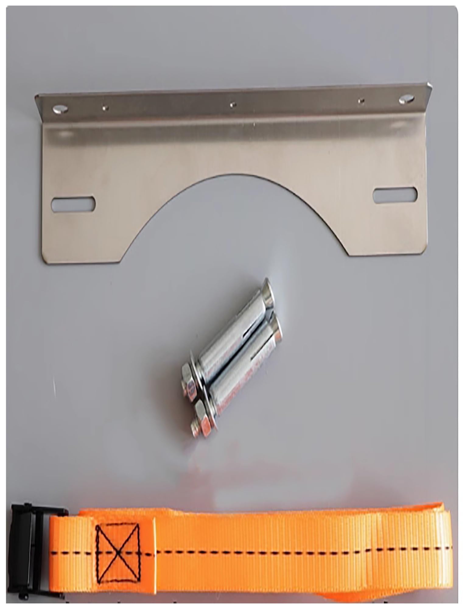 Support mural pour bouteille de gaz anti-basculement avec sangle robuste 150cm