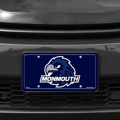 Miniatura 133 de NCAA etiqueta de metal para auto, negro