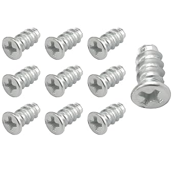 10PCS مسامير استبدال الرأس المسطحة لوحة الذيل المسطحة تثبيت الأثاث 1/2 مسامير شريحة درج بوصة