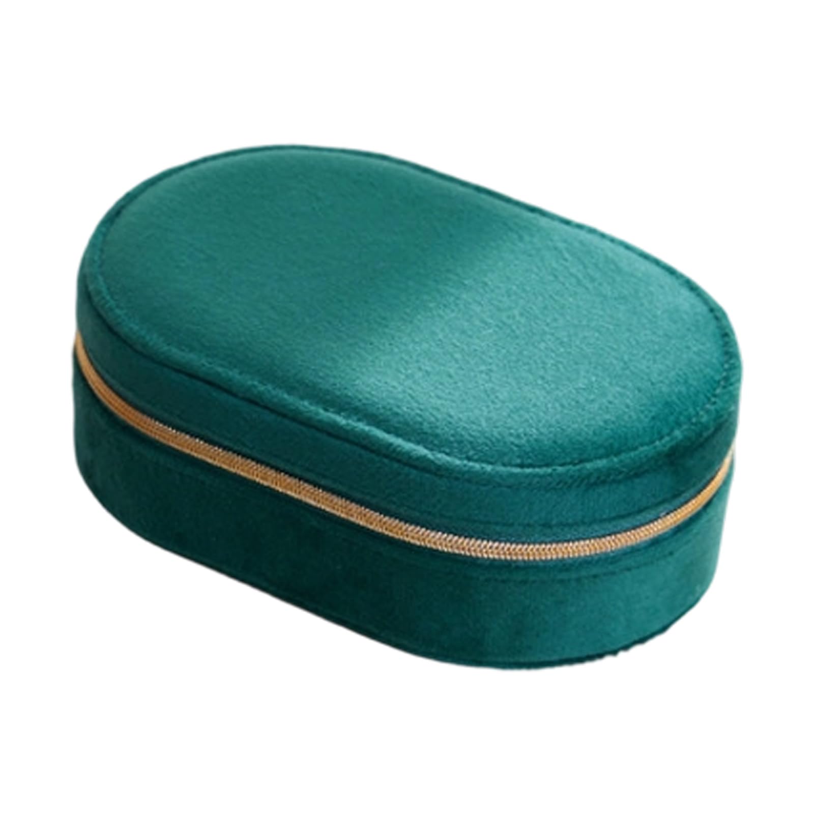 Hsioluted Portable Flannel-Lined Jewelry Case with Multiple Compartments for Rings Storage & Dresser Organization Jewelry Storage with Compartment