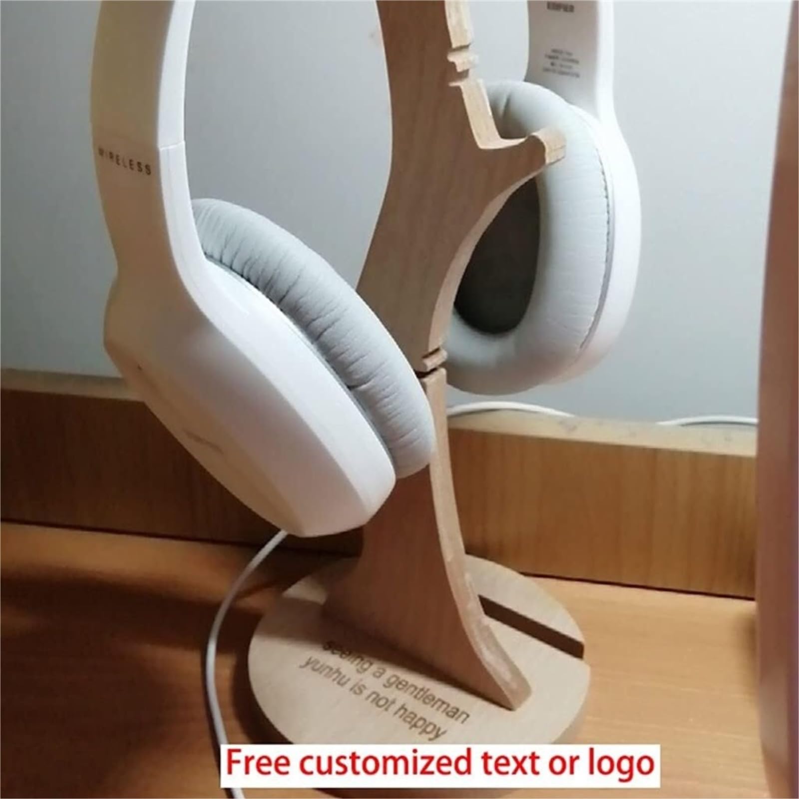 Supporto per Cuffie Porta Cuffie in Legno Accessori da Tavolo da Gioco Supporto per Cuffie Espositore Supporto per Cuffie da Gioco per PC Supporto Cuffie