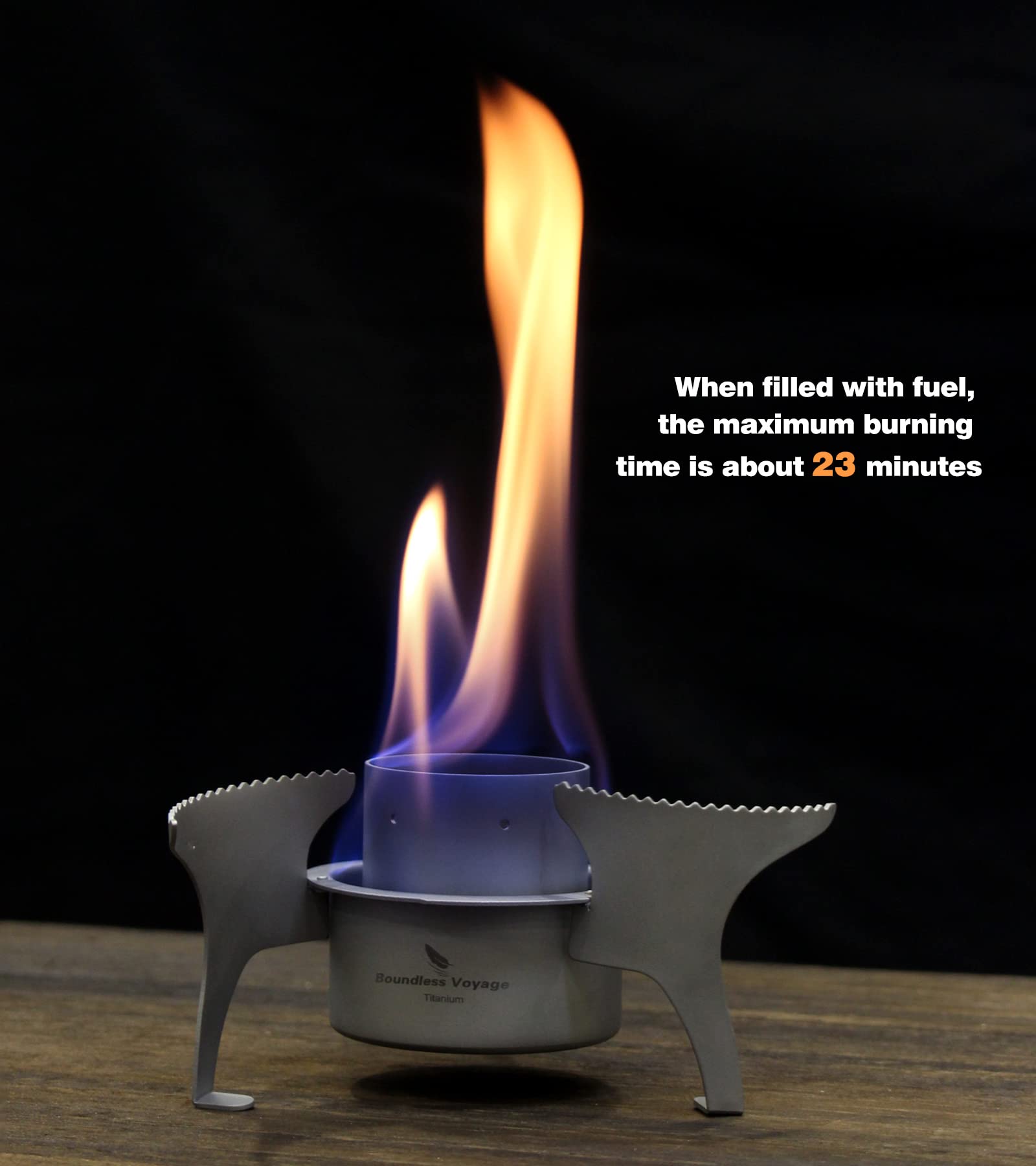 Boundless Voyage Titanium Alcohol Stove With Brack... – Vicedeal