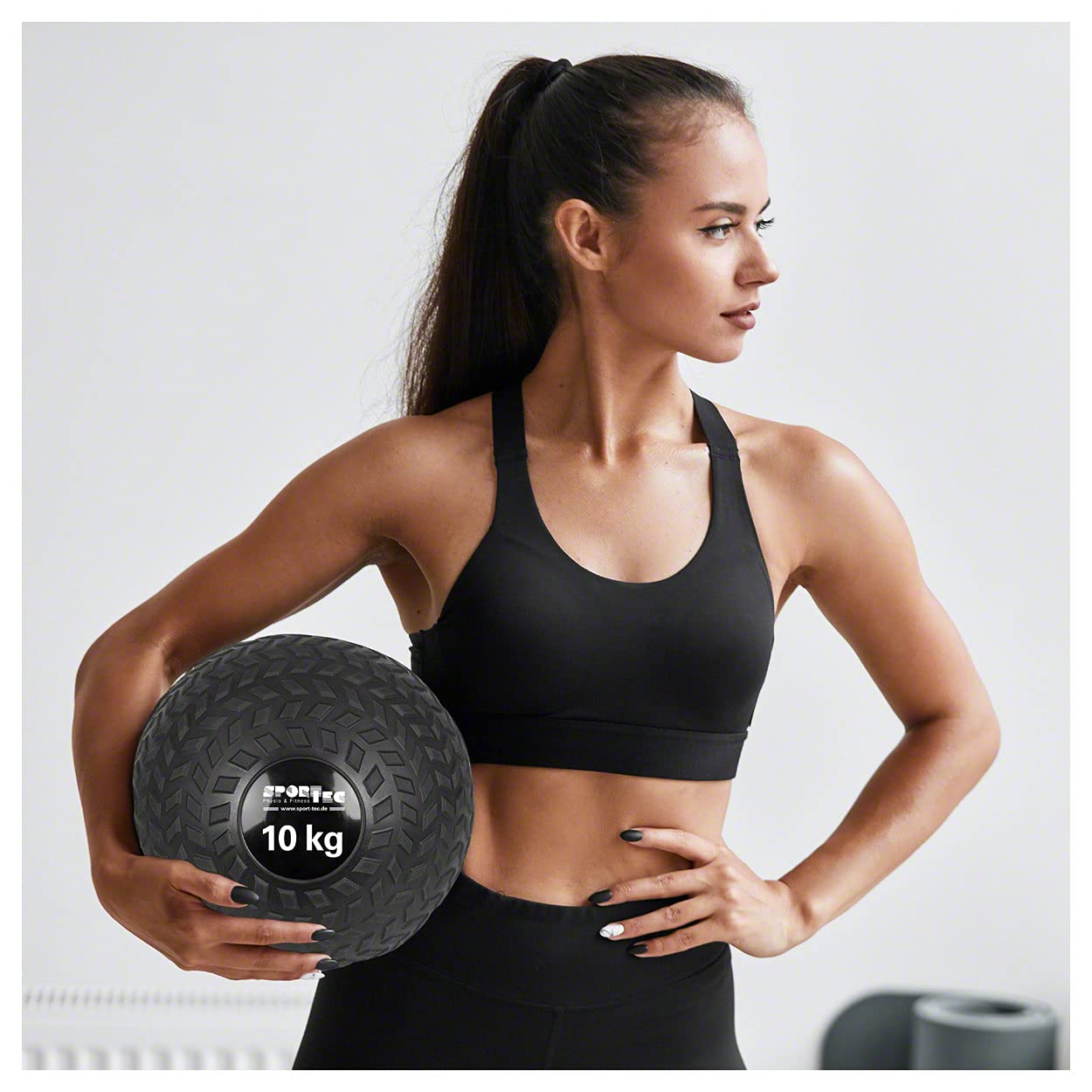Sport-Tec Slamball Trainingsball Gewichtsball für Krafttraining