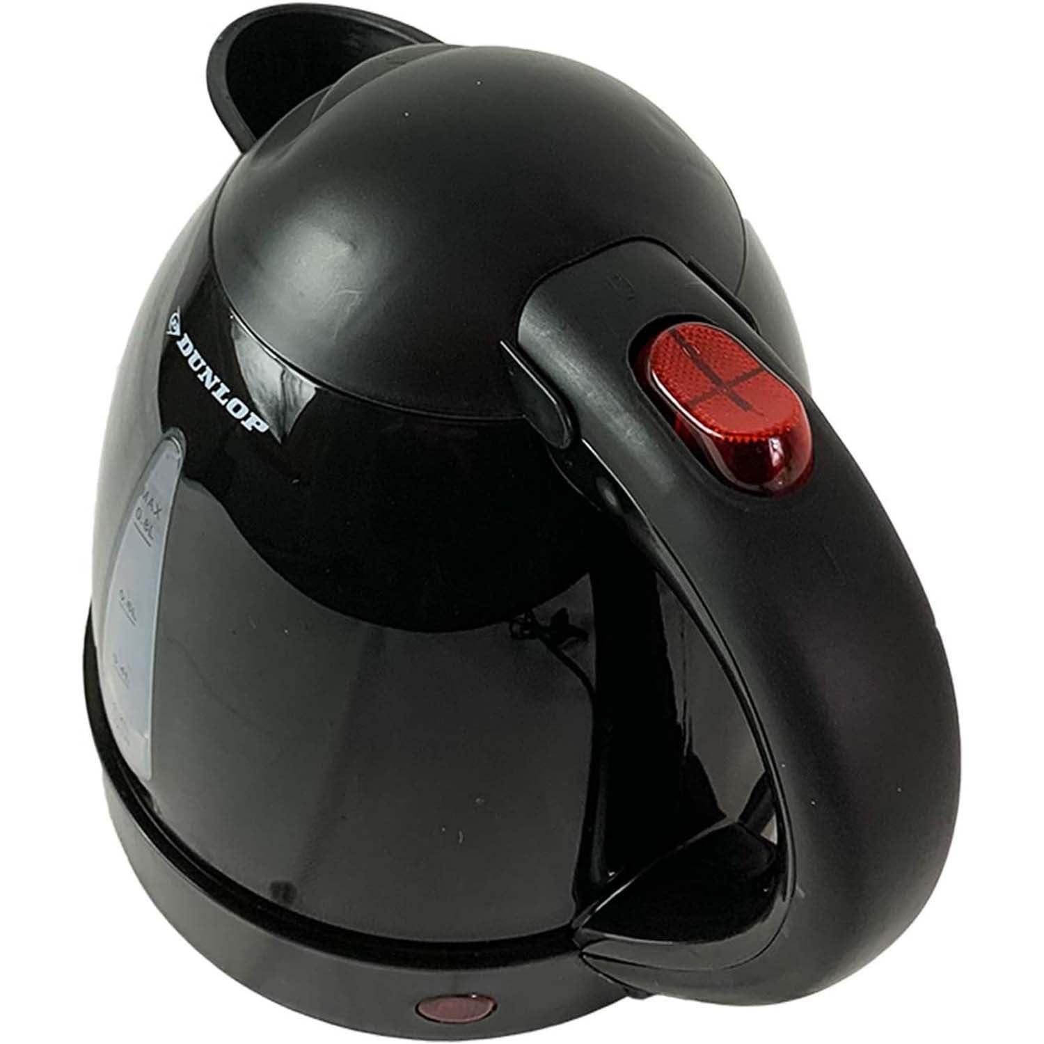 Dunlop Bouilloire de voyage 24 V - Bouilloire de voyage 0,8 l - Bouilloire portable avec prise allume-cigare - Protection thermique et protection contre la marche à sec - Pour thé, café, soupe et