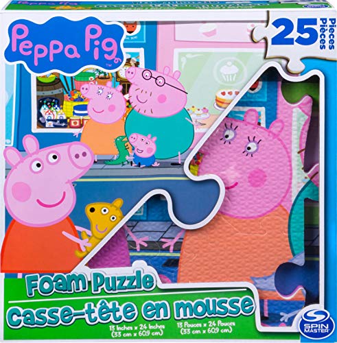 Peppa Pig 1 Puzzle Personalizado de Espuma de 25 Piezas, a Partir de 4 años, 6056256