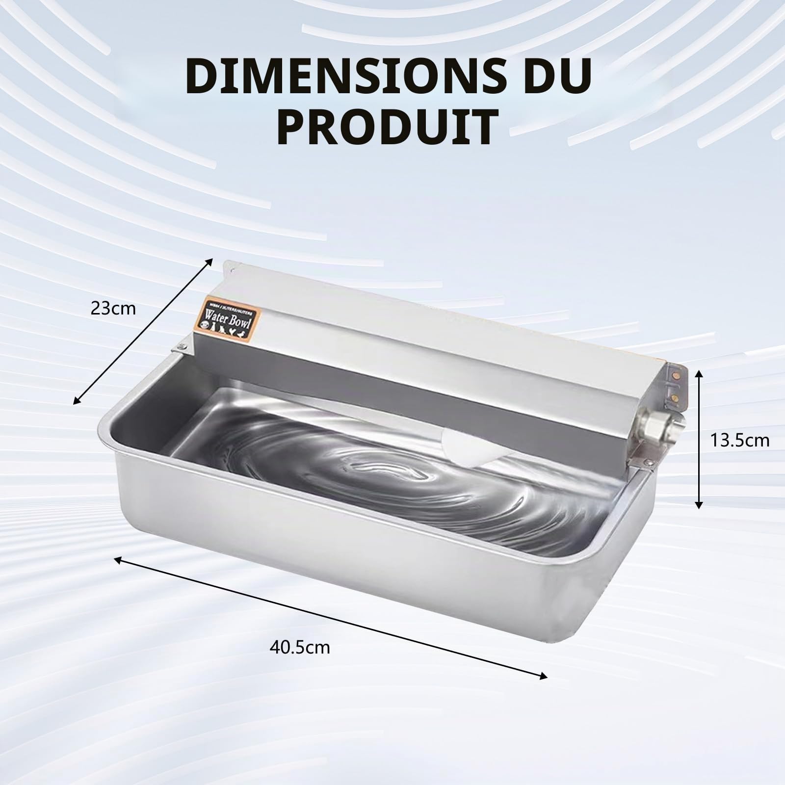 Abreuvoir Automatique pour Chien, 6L Distributeur Automatique d'eau avec Valve à Flotteur Abreuvoir ExtéRieur Mangeoires De Bétail Kits D'Abreuvement pour Volailles pour ChèVre, Moutons, Chiens