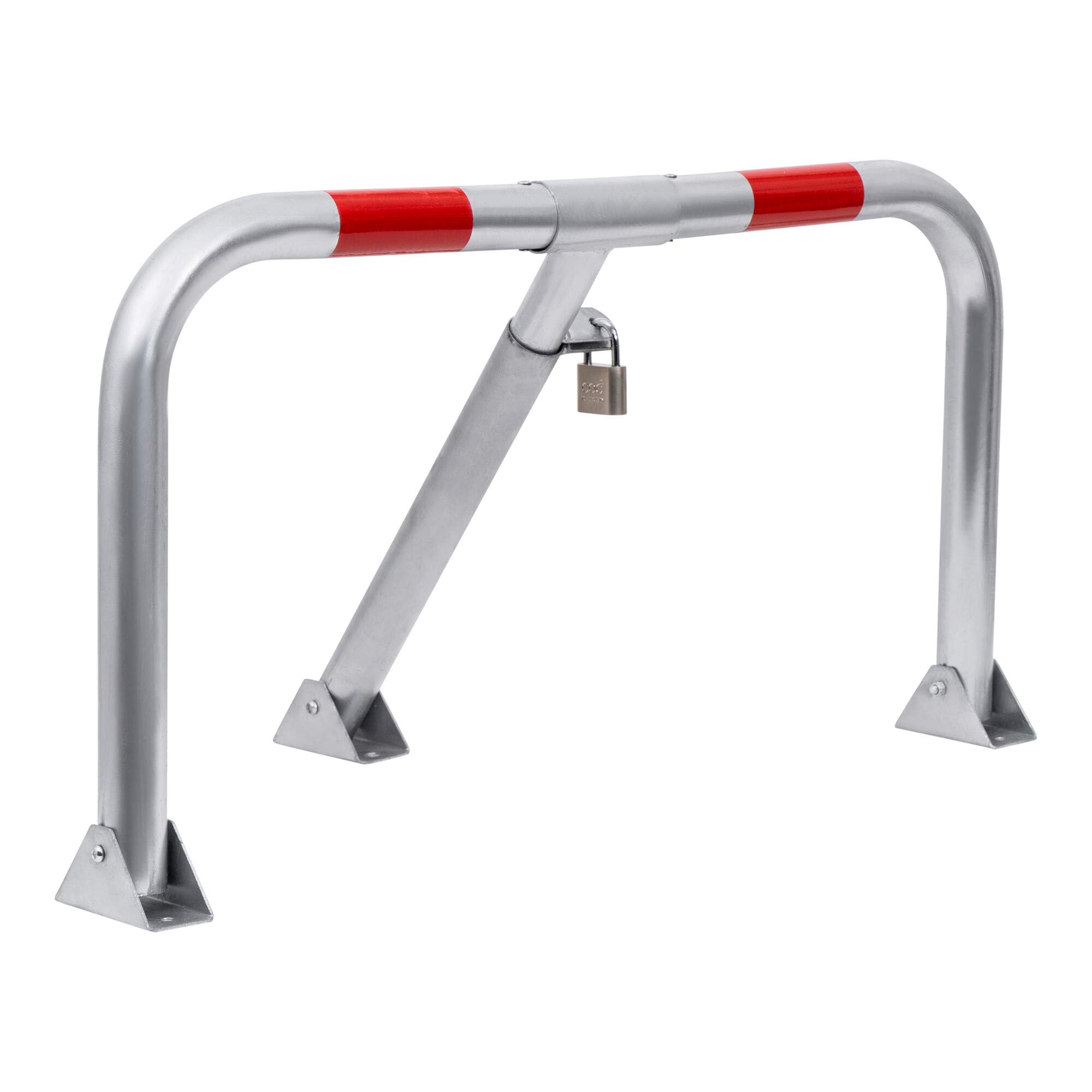 Arceau de parking rabattable STIER avec cadenas, HxlxP 420x753x365 mm