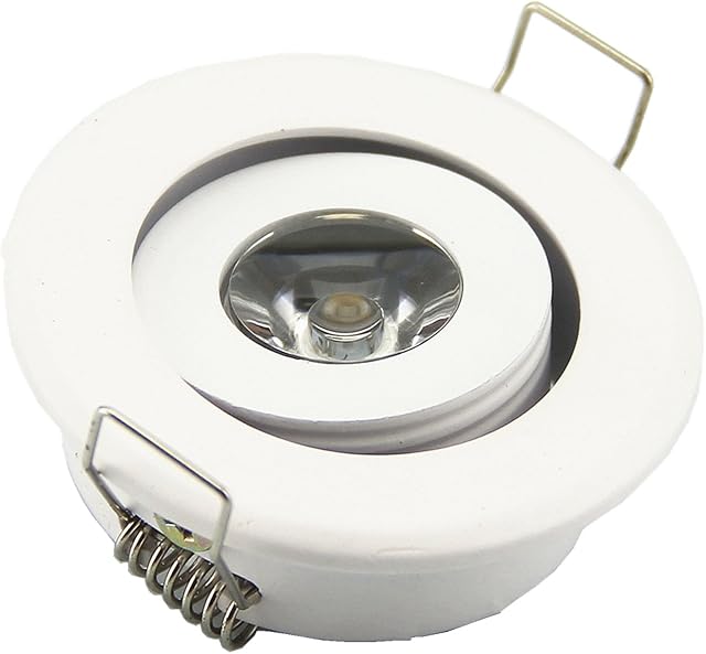 (Pack of 10) 3W Led Down Lights Small Recessed Round Spot Lights fixtures Warm White 3000K + Driver