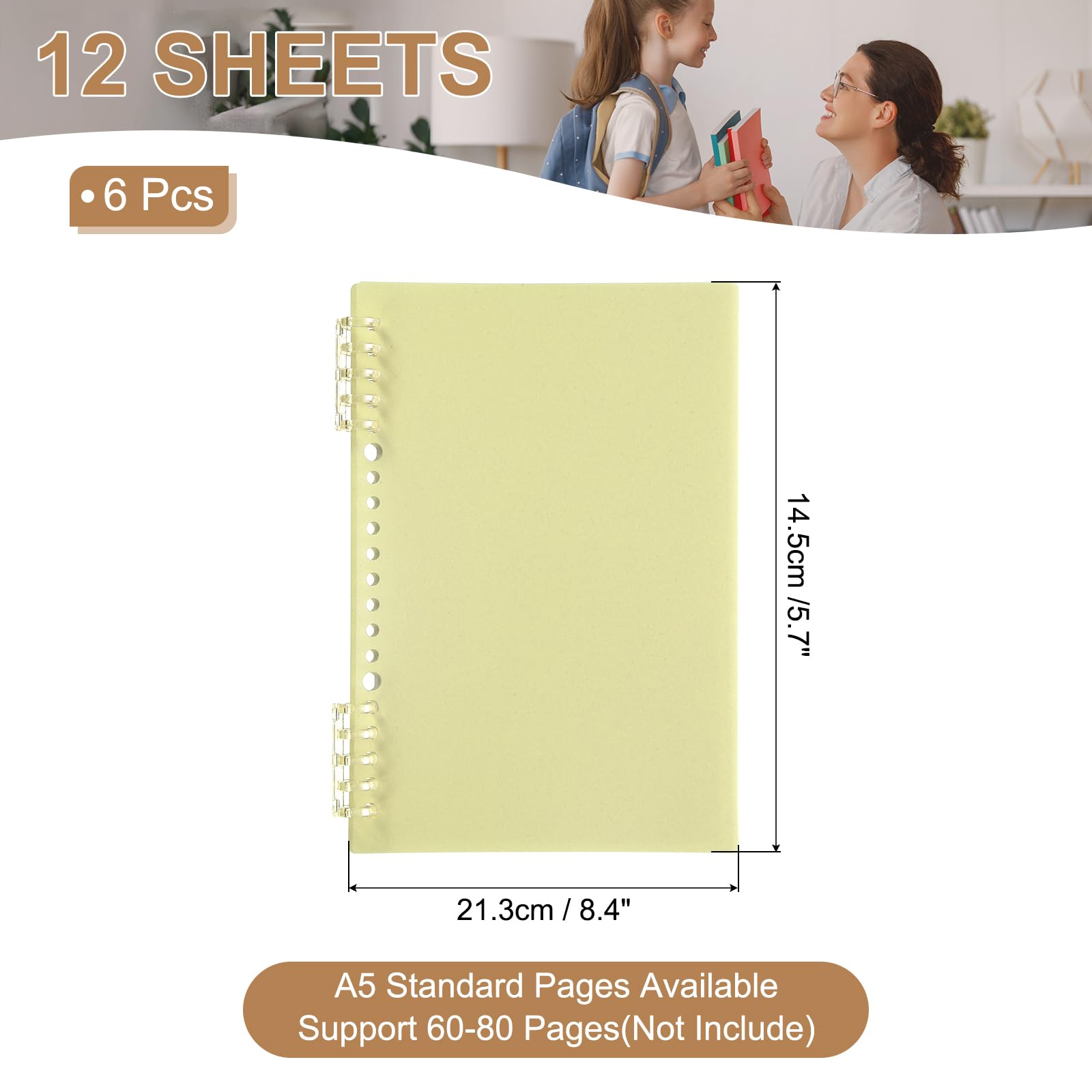 PATIKIL 12 Pack Binding Covers - Image 2