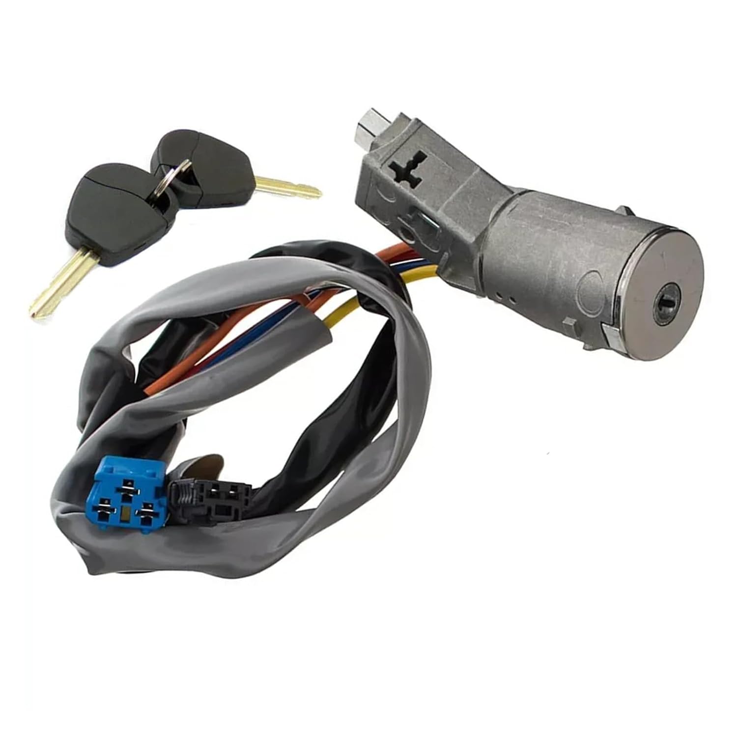 Ignition Switch Lock Barrel Cylinder with Key Compatible with Citroen Berlingo Peugeot Partner 2002-2008 4162CF 4162.CF