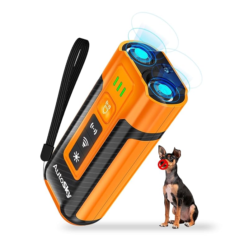 Dispositivo Ultrassônico Antilatido para Cães com Lanterna LED AutoSky APU-100 PLUS, 1 unidade