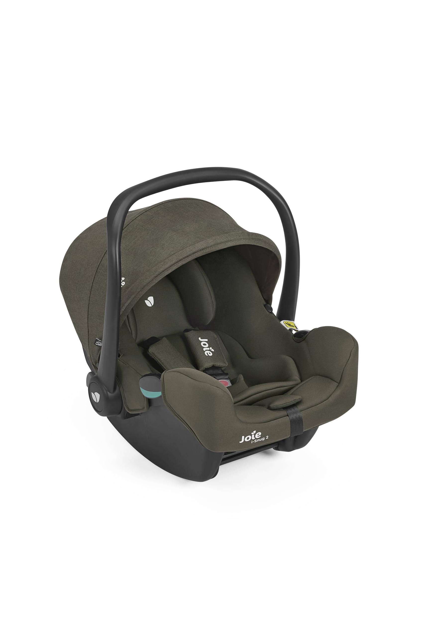 Joie i-Snug™ 2 R129 seggiolino auto per neonato i-Size, ultraleggero (3,35 kg), compatibile con sistema da viaggio, rotazione con i-Base™ Encore – dalla nascita a 12 mesi (40–75 cm), Fern