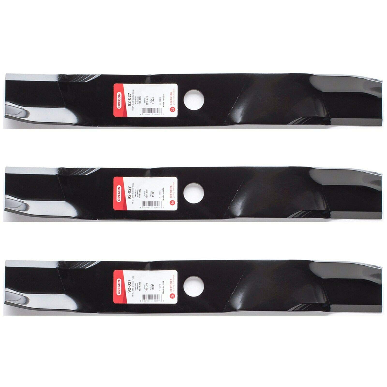 3PK Oregon 92-027 Blades for Exmark 52" Radius E-Series RAE708GEM52300