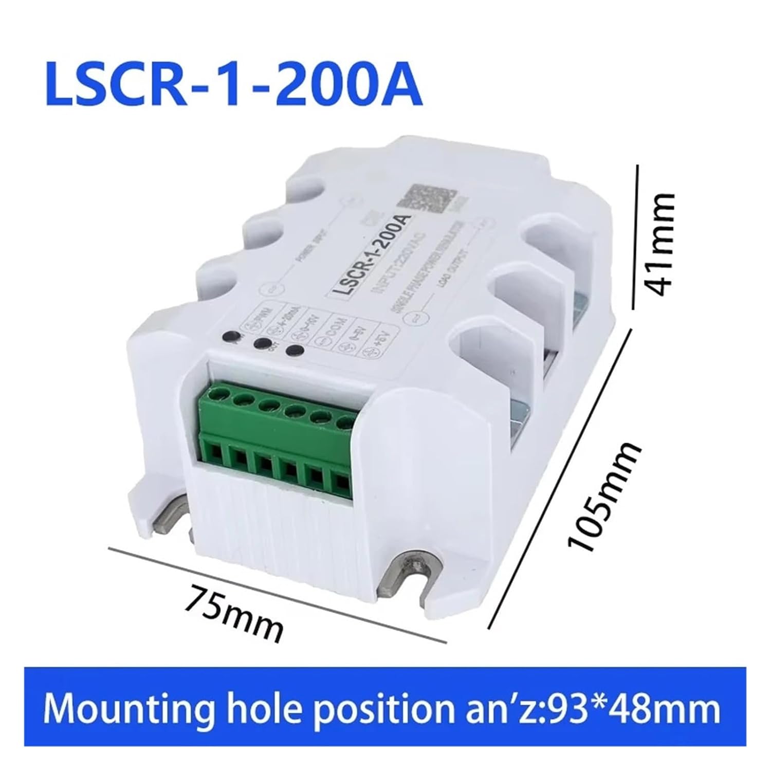 Single-Phase 200A Voltage Regulation Module Power Solid State Relay 4-20mA