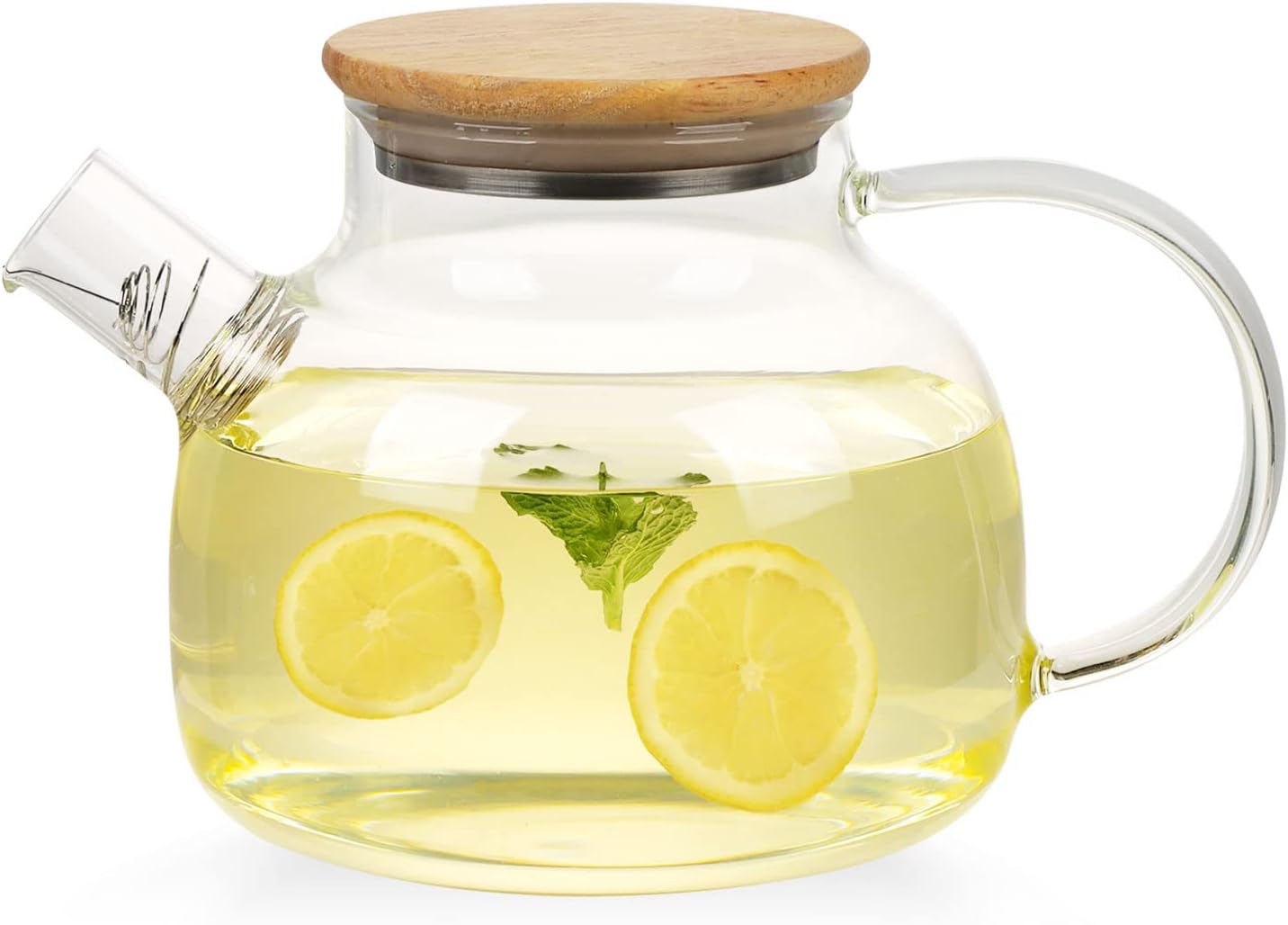 WHJY Clear Glass Teapot Glass Pots for Cooking on Stove