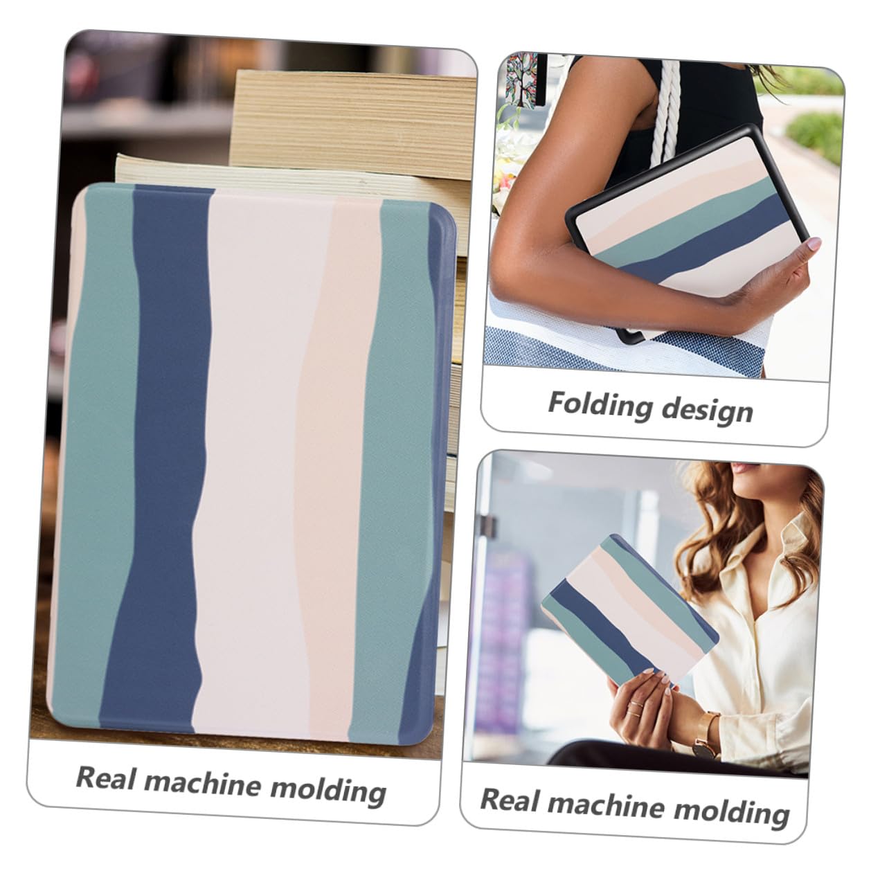 jojofuny 6 Stück E Reader Schutzhülle Kompatibel mit Kindle Paperwhite Auto Sleep Wake Funktion Langlebige Weiche Hülle mit Glatter Innenfläche Passgenaue Abdeckung für Optimalen