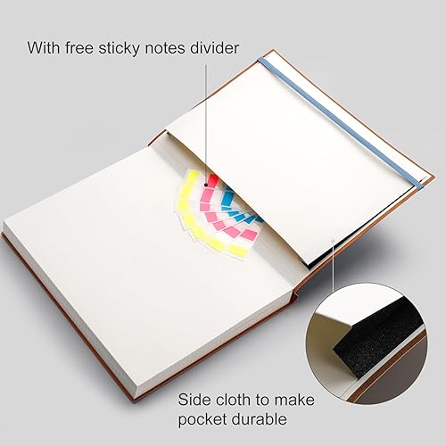 Miniatura 5 de AHGXG Cuaderno de papel cuadriculado, cuaderno de papel cuadriculado, tamaño grande A4 de 8.5 x 11 pulgadas, diario de 320 páginas gruesas, papel