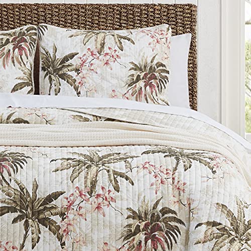 Image of Tommy Bahama - Twin Quilt Set with Shams, Cotton, Reversible