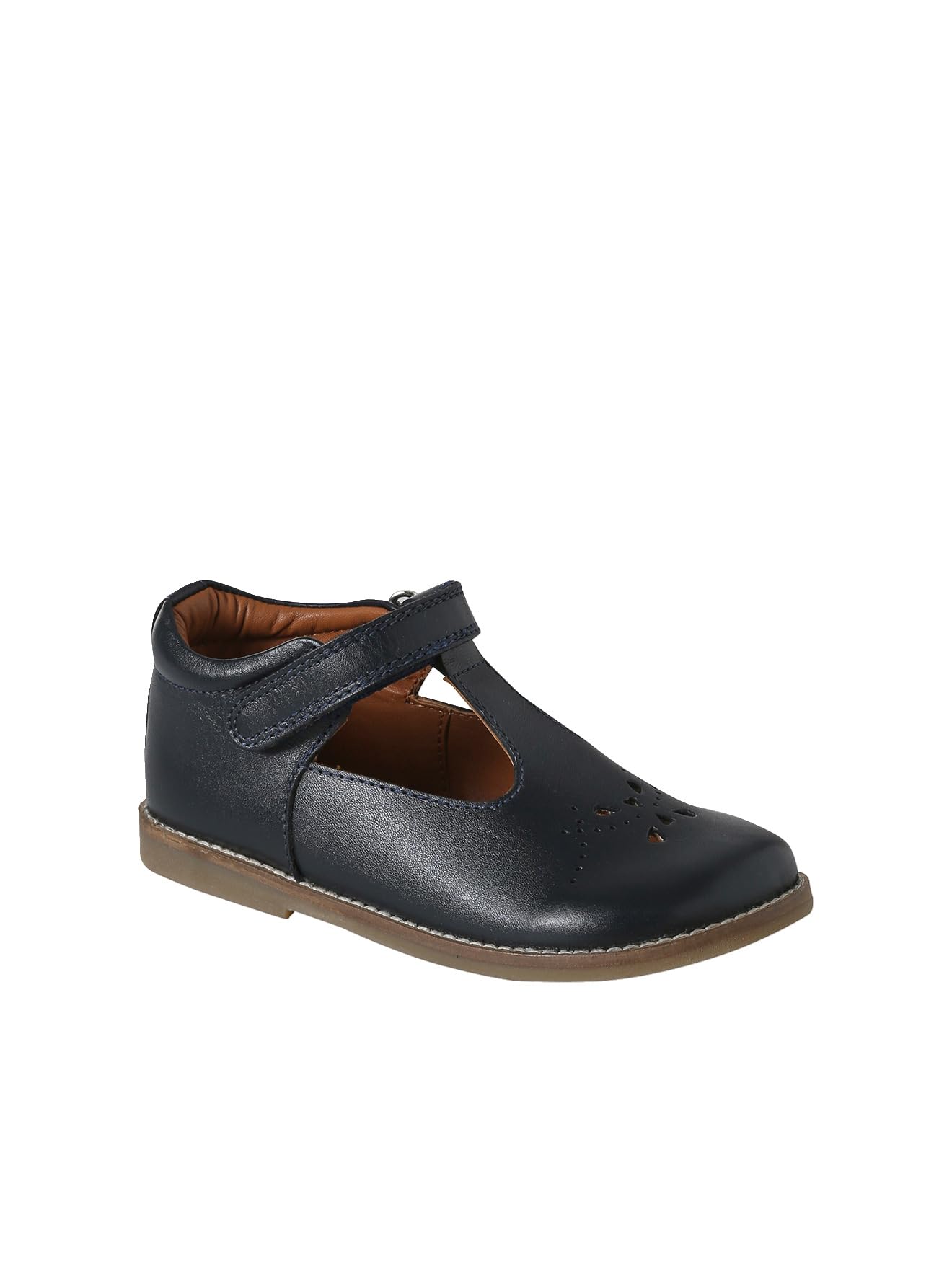 Vertbaudet Spangenschuhe aus Leder Mädchen, Klett