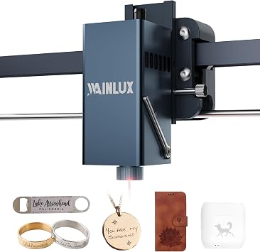 WAINLUX Laser Engraver Accessories for X2 Engraver, 1000mW 1064nm Infrared Laser Module with 0.01mm Engraving Accuracy, Metal Laser Engraver Module for Metal, Hard Plastic, DIY Projects, Class1