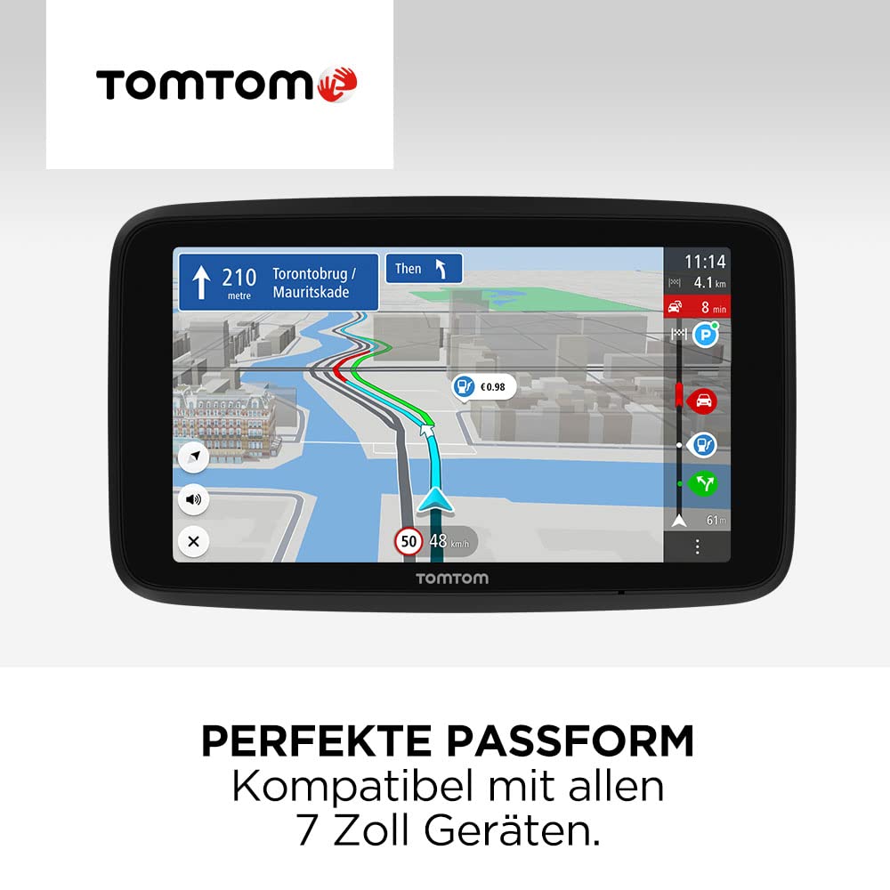 TomTom Premium Ledertasche 7 Zoll Modelle (z.B. GO Navigator 7, GO Camper Max 2nd, GO Superior, GO Expert Plus)