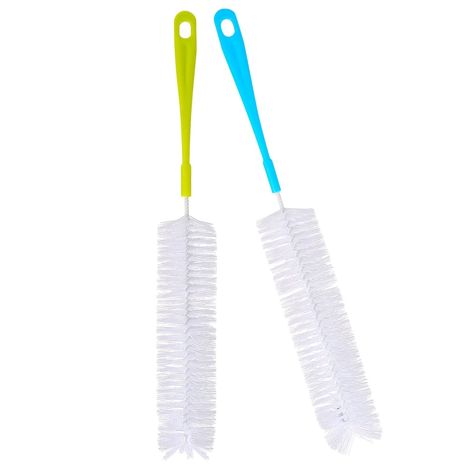 ScentRose 2Pcs Long Bottle Cleaning Brush for Clean of Bottles Bottle Cleaning Brush Glass and Bottle Plastic Cleaning Brush Water Bottle Cleaner Tool Nylon Brush|Random Color|Pack of 2|Made in India (B09B62T29W) Amazon Price History, Amazon Price Tracker