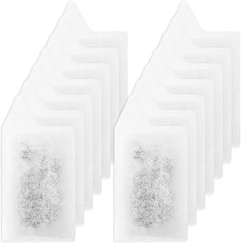14 Packs Replacement Small Filters Cartridges for Tetra Whisper Small Fish Tanks Filter, Refilled Filters Cartridges S Size for 3-10 Gallons Betta Aquarium Filter Kit